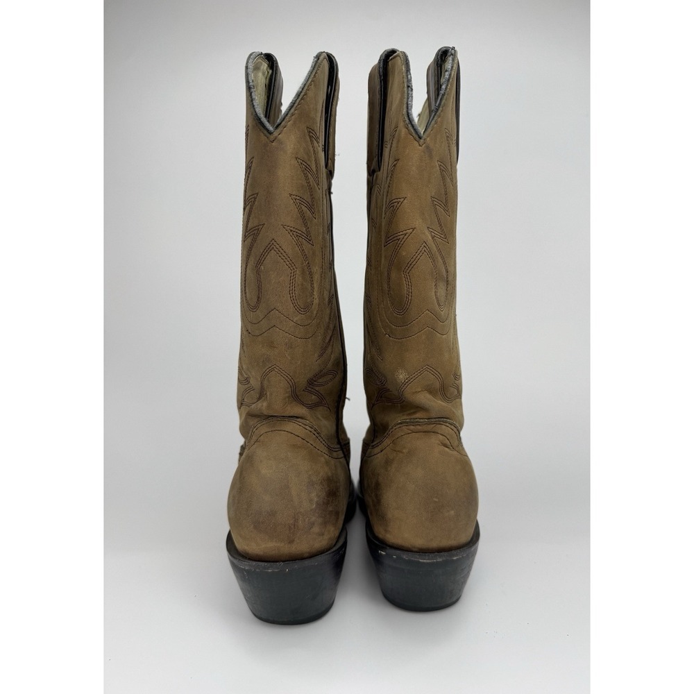 Durango Women's Western Brown Leather Cowboy Boots 7.5 Riding Ranch Rodeo - Picture 8 of 15